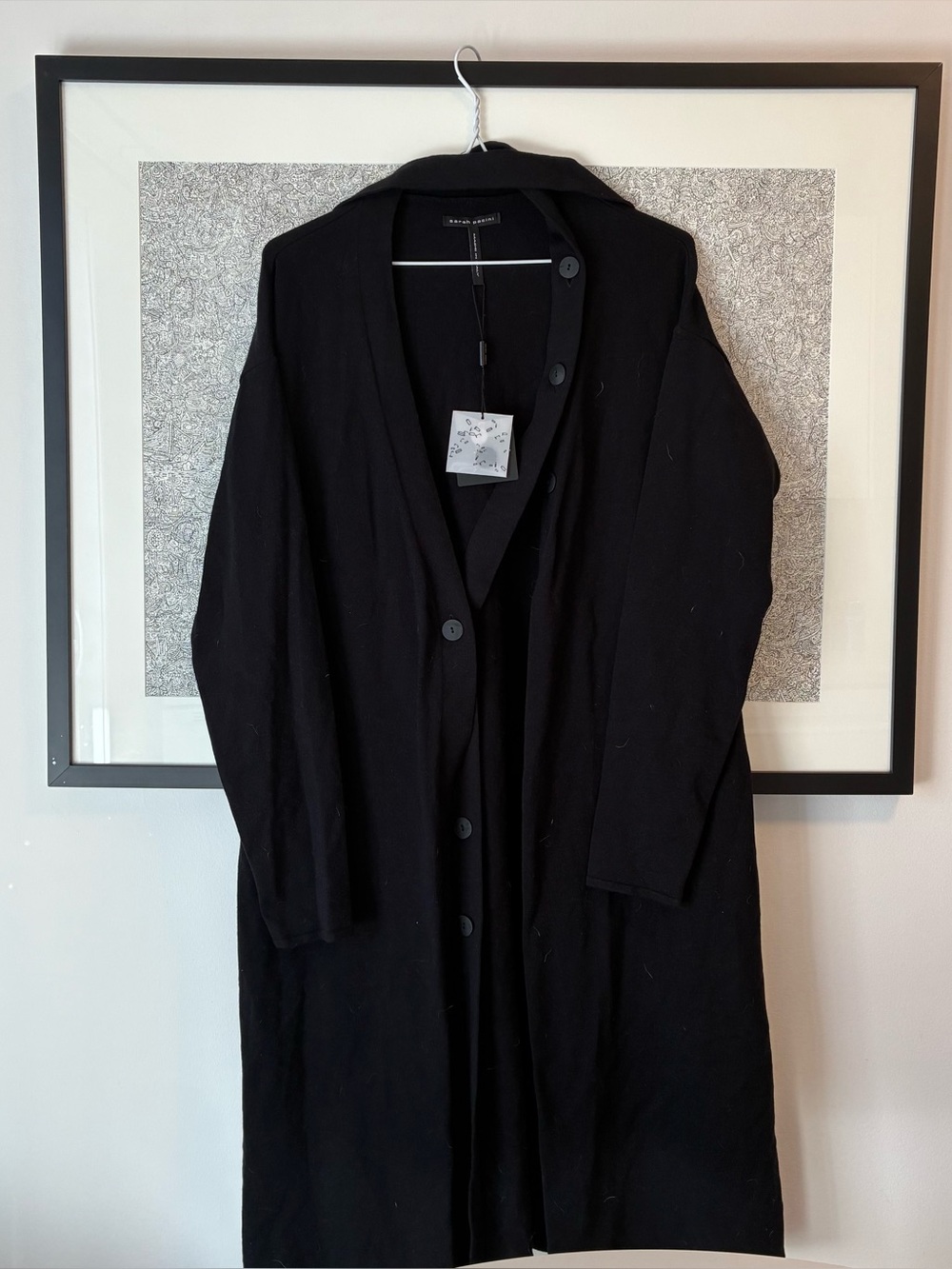 BNWT Sarah Paccini Modular Cardigan Duster